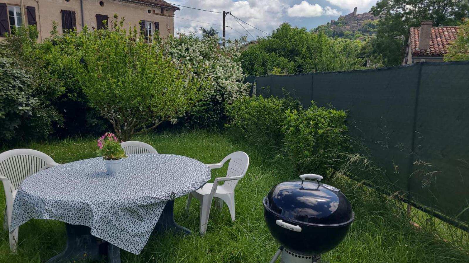 La Jolie Vue Et La Maison De La Tour- Cordes-Sur-Ciel Les Cabannes  Eksteriør billede